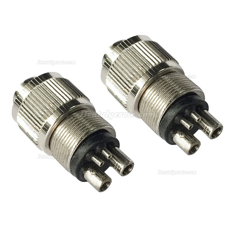 5 Teiliger Dental Adapterkonverter f&uuml;r Turbine Handst&uuml;cke (4-Loch auf 2-Loch)